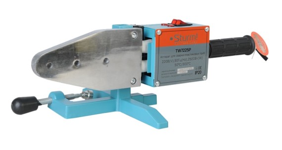 Аппарат для сварки пластиковых труб "Проф", "TW7225Р" (Sturm) 2500 Вт фото №3886367