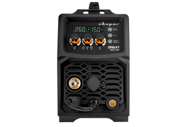 Аппарат сварочный полуавтомат "REAL SMART MIG 200 Black" / маска + краги / СВАРОГ / # N2A5 фото №3886112