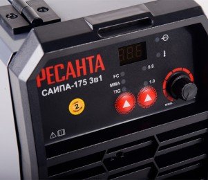 Аппарат сварочный полуавтомат САИПА-175 (MIG/MAG) 3в1 Ресанта (Р) фото №4082803