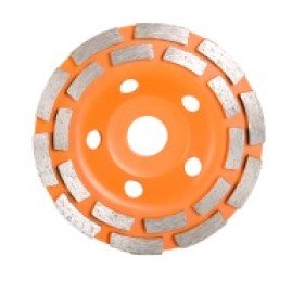 Чашка алмазная зачистная 125 мм двухрядная (ВИХРЬ) фото №3885724