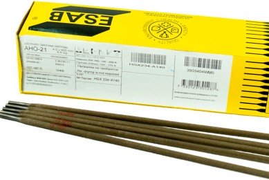 Электроды АНО-21 d 4.0х450 мм ESAB (6.6 кг) фото №3885815