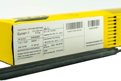 Электроды ESAB Булат-1 d 5,0х450 мм (6,0 кг) фото №3884723