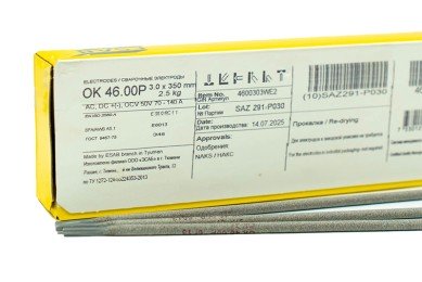 Электроды ОК 46.00Р d 3.0х350 мм ESAB (2.5 кг) фото №4087146