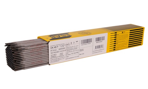 Электроды ОК 48Р d 2.5 мм ESAB (4.5 кг) фото №3881805