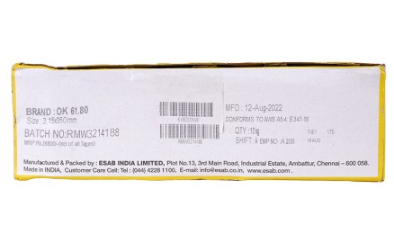 Электроды ОК 61.80 d 3.15х350мм ESAB (2 кг) VP фото №4085188