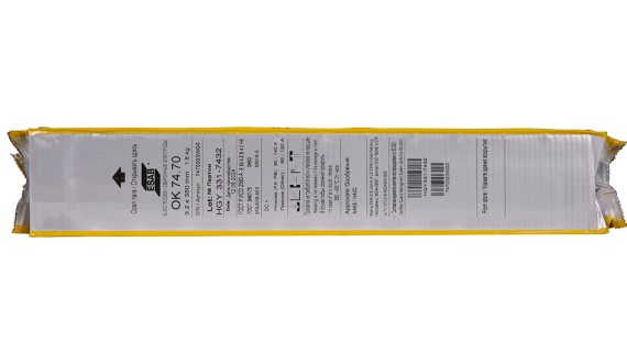Электроды ОК 74.70 d 3.2х350 мм VacPac ESAB (1,8 кг) фото №3881270