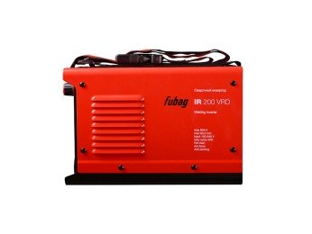 Инвертор сварочный "IR 200 VRD" (Fubag) 220В, 8,6кВт, 30-200А фото №4094186