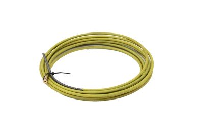 Канал направляющий стальной / d 1.2-1.6 мм / желтый / 5.5 м / DEKA фото №3887124