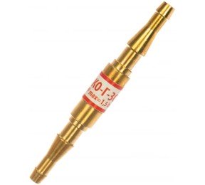 Клапан обратный КО-Г-30 в разрыв рукава, вх/вых d 6/9 мм (KRASS) фото №3881035