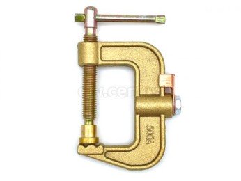 Клемма заземления винтовая KY1032 500A (латунь) фото №3882724