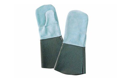 Краги спилковые двупалые с кирзовой манжетой фото №3887401