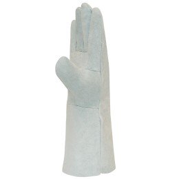 Краги спилковые пятипалые (1471) без подкладки серые "РосМарка" (Разм. 10,5) /ЧЗ фото №3883158