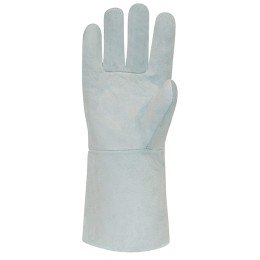 Краги спилковые пятипалые (1471) без подкладки серые "РосМарка" (Разм. 10,5) /ЧЗ фото №3883160