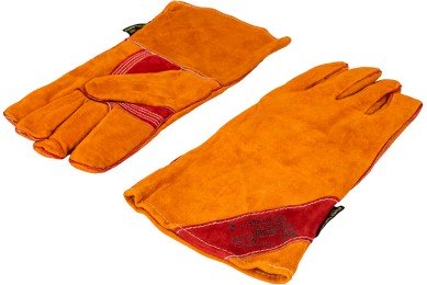 Краги спилковые пятипалые KPC с подкладкой флис, 2Hands (Siberia) 10.5 р-р фото №3882861