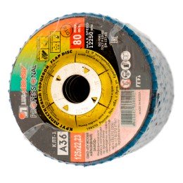 Круг лепестковый торцевой 125х22 / А36 фото №3885735