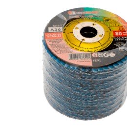 Круг лепестковый торцевой 125х22 / А36 фото №3885736