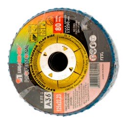 Круг лепестковый торцевой 125х22 / А36 фото №3885738