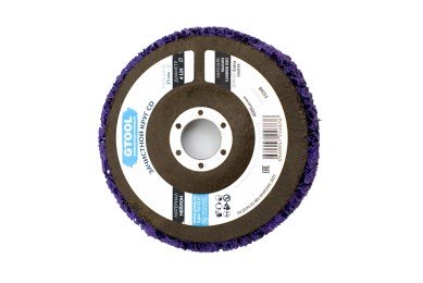 Круг зачистной 125х15х22,2мм GTOOL CD фиолетовый фото №3881320