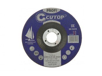 Круг зачистной 125х6.0х22 / CUTOP фото №3884023