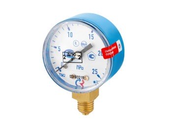 Манометр ТМ-210Р.00(0-25МРа) М12х1,5.2,5. О2 с поверкой / СВАРОГ фото №3885655