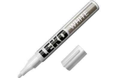 Маркер-краска (4 мм) LEKON Standart белая фото №3884031