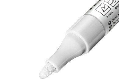 Маркер-краска (4 мм) LEKON Standart белая фото №3884033