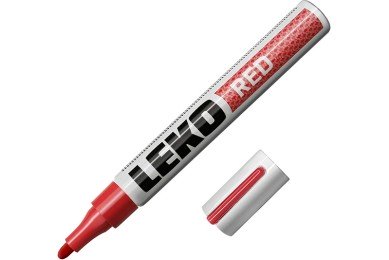 Маркер-краска (4 мм) LEKON Standart красная фото №3879729