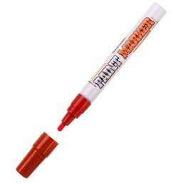 Маркер-краска (4 мм) MunHwa РМ-03 красная, нитрооснова Industrial ( уп. 12 шт ) фото №3887783