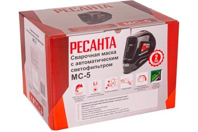 Маска сварочная МС-5 (Ресанта) фото №3885225