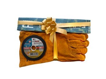 Набор сварщика УНС-1 (краги + круги + электроды Goodel) фото №3881219