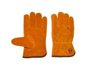 Перчатки цельноспилковые Драйвер желтые "РосМарка" / ЧЗ фото №3882168