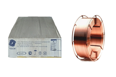 Проволока омедненная (ЧЗСМ) d 1.2 мм Св-08Г2С-О (18 кг) К-300-52 фото №3881435