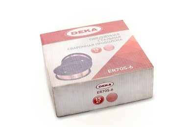 Проволока омедненная (DEKA) d 1.0 мм ER70S-6/СВ08Г2С (15 кг) фото №4086582