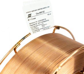 Проволока омедненная (ESAB) d 1.0 мм Св-08Г2С (18 кг) фото №4087511