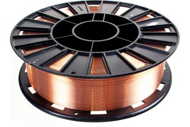 Проволока омедненная (СЗСМ) d 3.0 мм Св-08Г2С-О (28 кг) К-415 фото №3887800