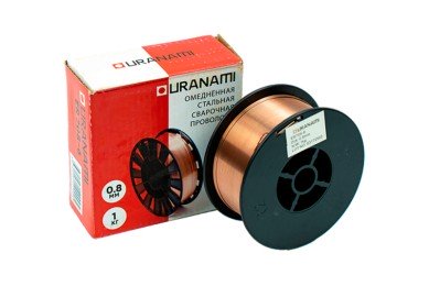 Проволока омедненная URANAMI d 0.8 мм ER70S-6 (1 кг) фото №3881502