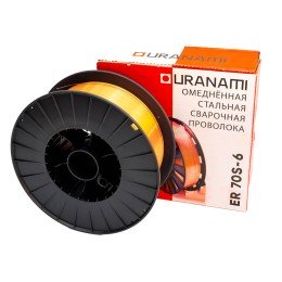 Проволока омедненная URANAMI d 0.8 мм ER70S-6 (15 кг) фото №3881102