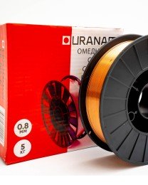 Проволока омедненная URANAMI d 0.8 мм ER70S-6 (5 кг) фото №3881097