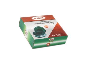 Проволока порошковая (DEKA) d 1.0 мм Е71ТGS (5 кг) фото №4079699