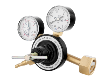 Регулятор расхода газа У-30/АР-40-4 / универсальный / СВАРОГ/ манометр с поверкой фото №3880751