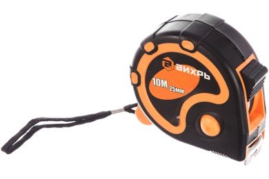 Рулетка 10мх25мм (ВИХРЬ) фото №3880145
