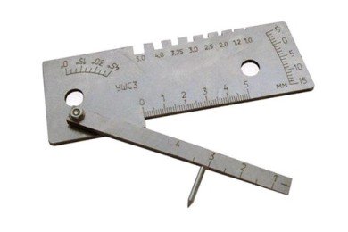 Шаблон сварщика УШС-3 калиброванный фото №3887424