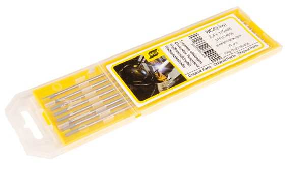 Вольфрамовый электрод WC-20 d 2,4 мм (L=175 мм) Tungsten ESAB (10) фото №3881699