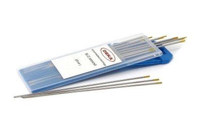 Вольфрамовый электрод WL-15 d 2.0 мм (L=175 мм) золото (20 шт в уп) DEKA фото №3886022