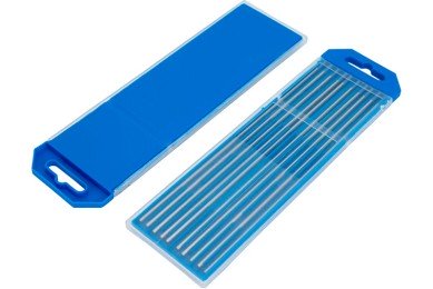 Вольфрамовый электрод WL-20 d 2.4 мм (L=175 мм) голубой (20 шт в упак) DEKA фото №3881363