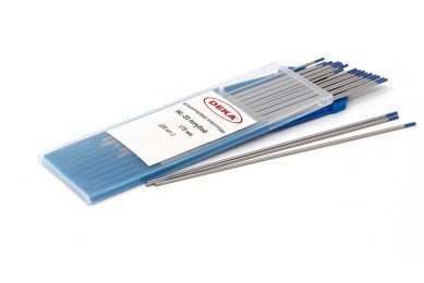 Вольфрамовый электрод WL-20 d 2.4 мм (L=175 мм) голубой (20 шт в упак) DEKA фото №3881365