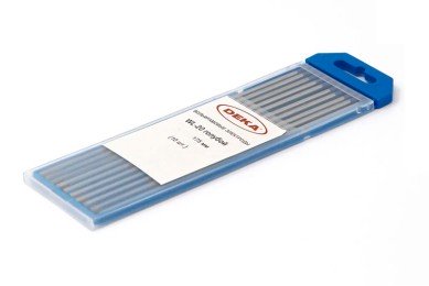 Вольфрамовый электрод WL-20 d 3.0 мм (L=175 мм) голубой (10 шт в упак) DEKA фото №3881366