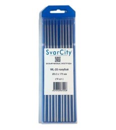 Вольфрамовый электрод WL-20 d 3.0 мм (L=175 мм) голубой (10 шт в упак) SvarCity фото №3881424